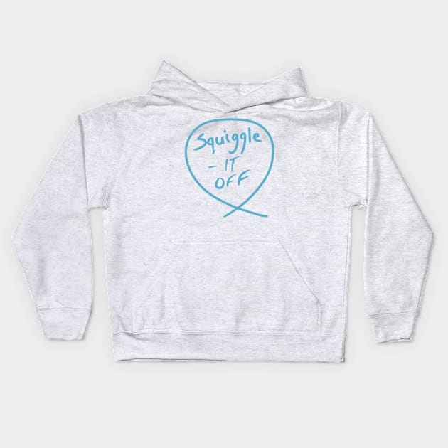 #3 The squiggle collection - It’s squiggle nonsense Kids Hoodie by stephenignacio